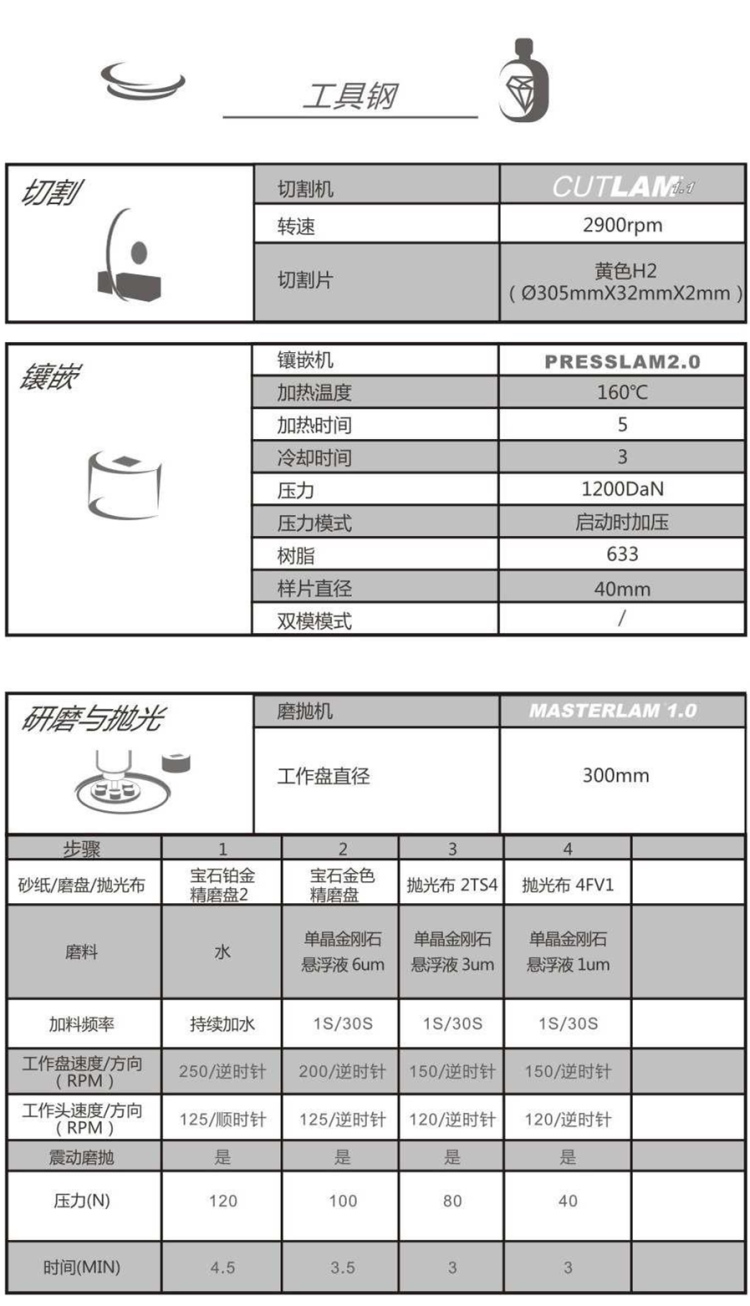 【技術(shù)交流】工具鋼-金相解決方案【Lamplan Herseus Kulzer 賀利氏古莎】